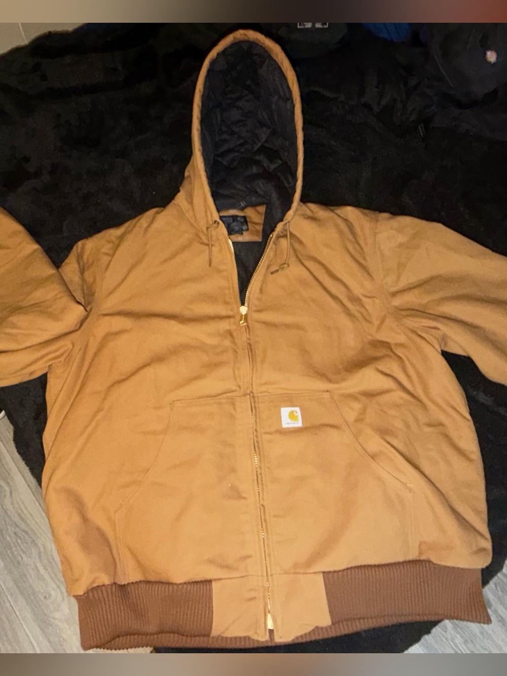 NWOT Carhartt Hooded Zip-Up Work Jacket
OJ0140-M